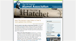 Desktop Screenshot of alumni.gwhatchet.com