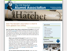 Tablet Screenshot of alumni.gwhatchet.com